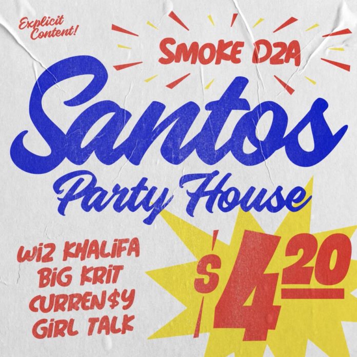 Santos Party House - Smoke DZA Feat. Wiz Khalifa, Curren$y & Big K.R.I.T. - Produced by Girl Talk & Big K.R.I.T.
