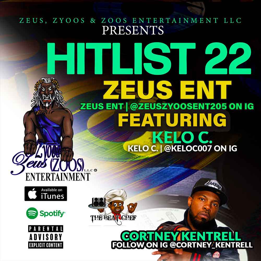 Hit List 22 - Zeus ENT. featuring Cortney Kentrell, KeLo C